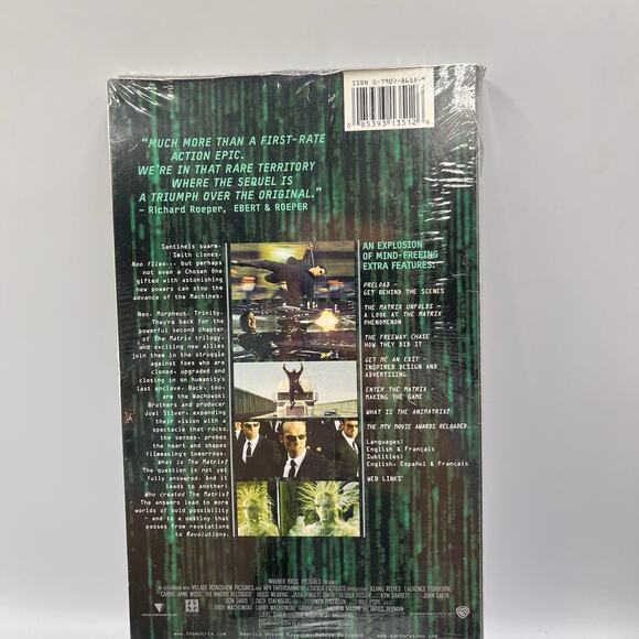 Matrix Reloaded (DVD, 2003) Full Screen, Long Box Edition New Sealed - Picture 2 of 11